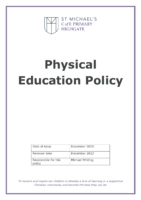 Physical Education Policy
