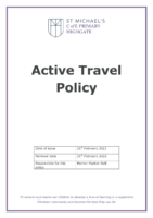 Active Travel Policy