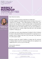 Weekly Roundup Newsletter 1st December 2023