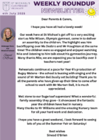 Weekly Round Up Newsletter 4th July 2025