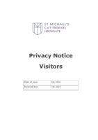 Privacy Notice for Visitors