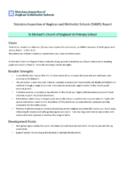 SIAMS Report St Michael’s Church of England Primary School