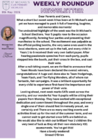 Weekly Round Up Newsletter 8th May 2026