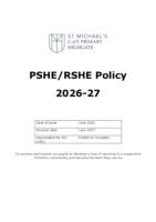 PSHE & RSHE Policy