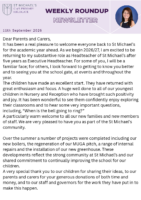 Weekly Round Up Newsletter 11th September  2026