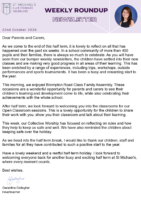 Weekly Round Up Newsletter 22nd October 2026